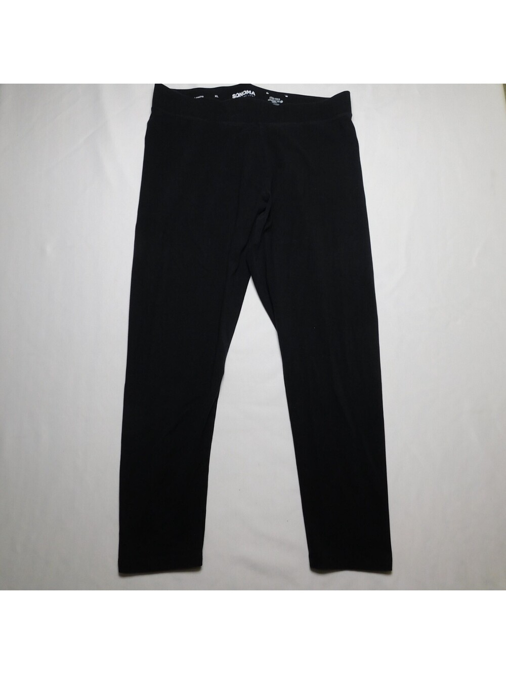 Sonoma Goods For Life Black Leggings Women's Size XL Extra Large Cotton Stretch